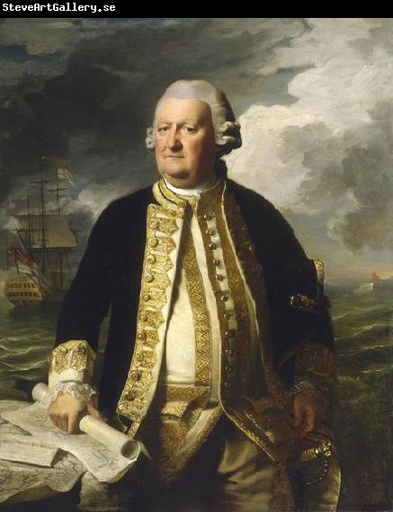 John Singleton Copley Portrait of Admiral Clark Gayton